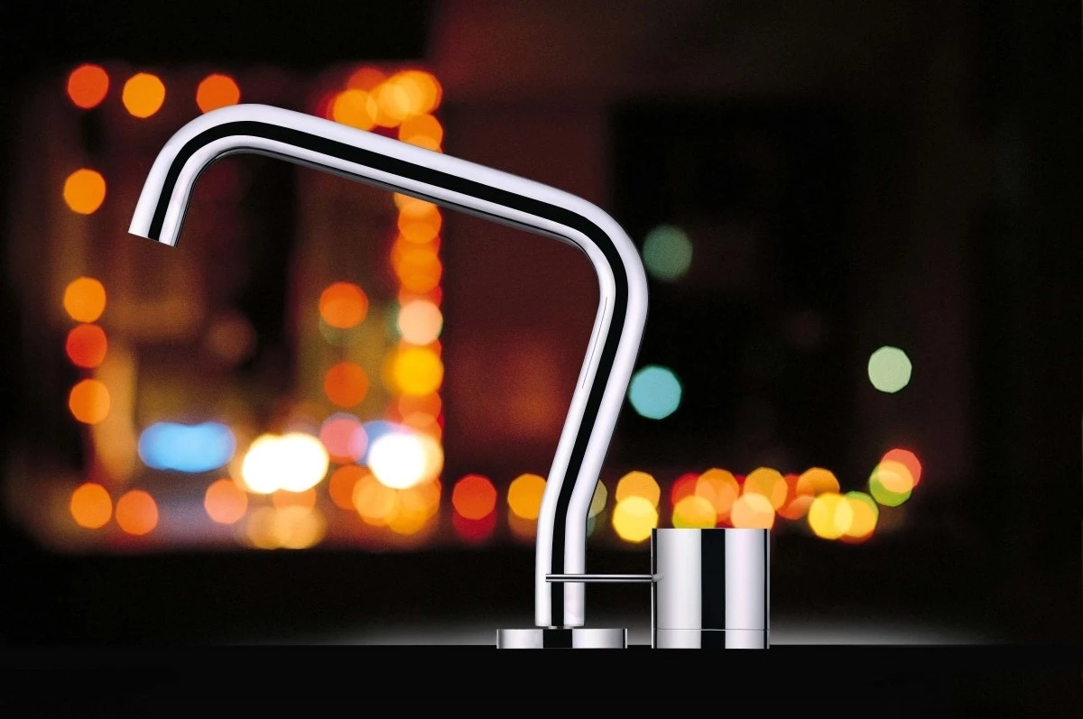 JUSTIME LUCKY 7 Faucet Collection Inspired by Growing Plant Stems, Lucky Number Seven and Natural Elegance