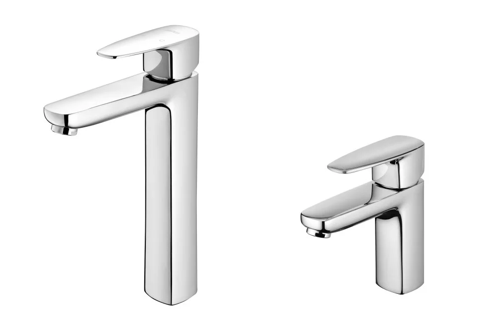 JUSTIME PAN 2 Geometric Faucet Collection for Basins and Bathtubs