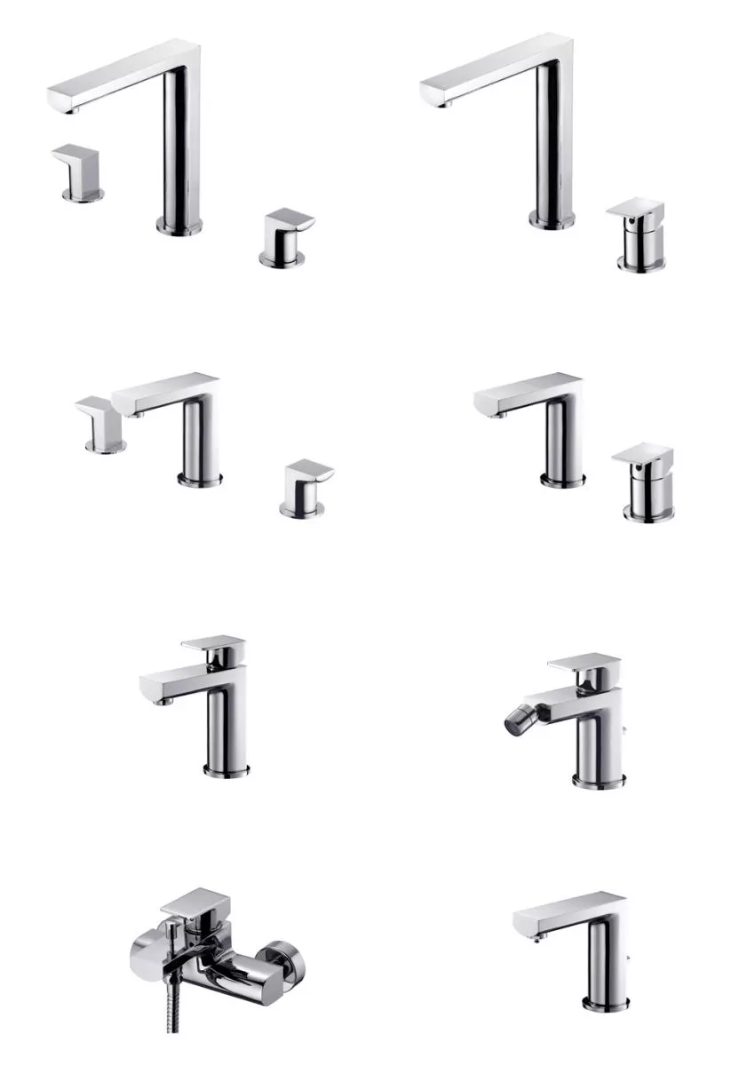 JUSTIME ARCH Collection Inspired by Eastern Philosophy, Square and Circle Geometry, and Contemporary Bathroom Design