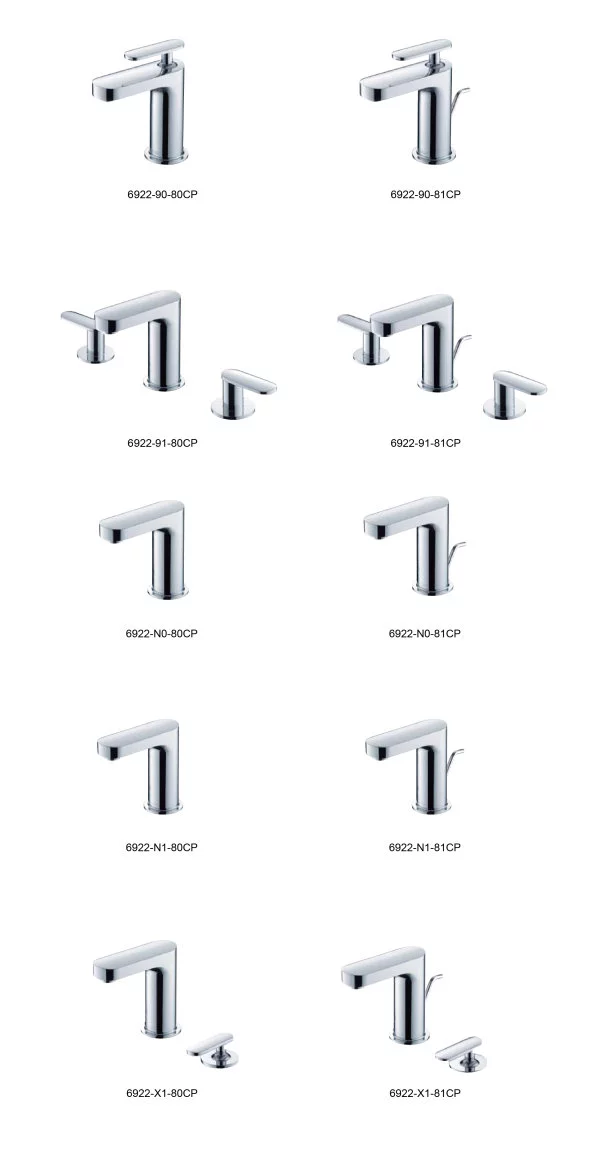 JUSTIME CHARMING Basin Faucet Collection with Oval Jewel-Inspired Design