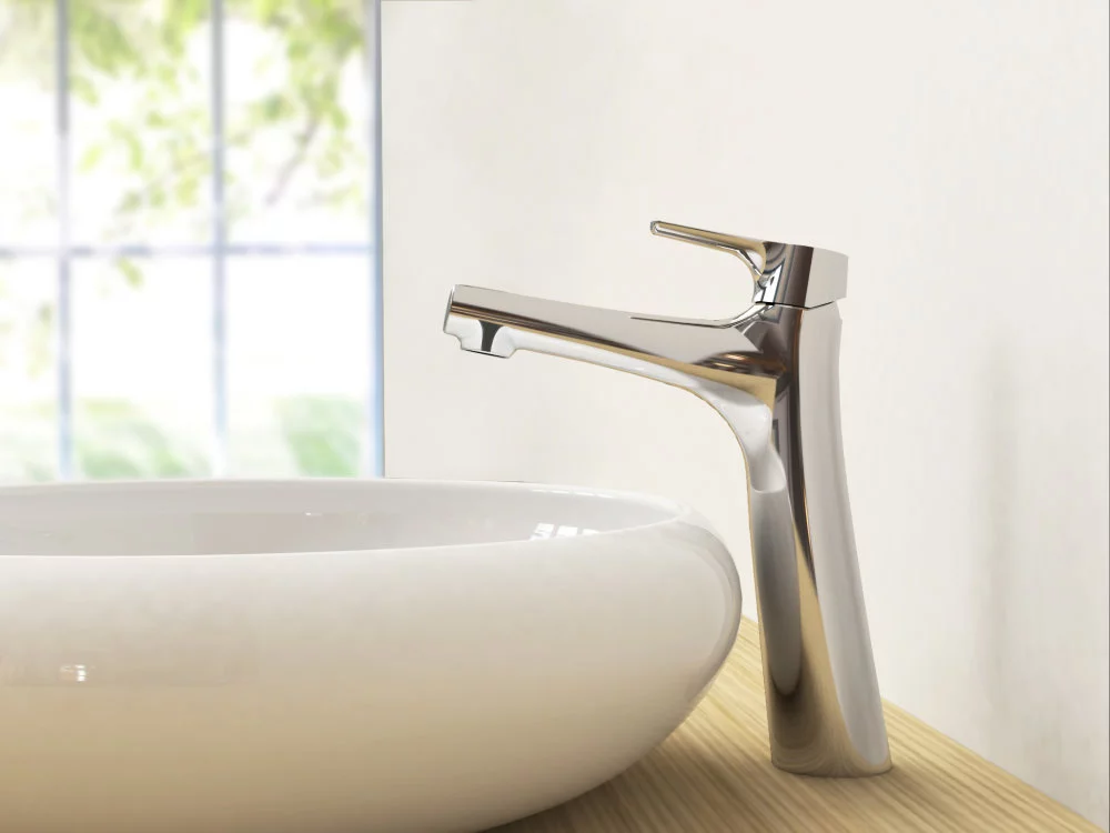JUSTIME NATURE Faucet Collection - Organic Design Inspired by Living Forms, Model Reference 7927-90-80CP