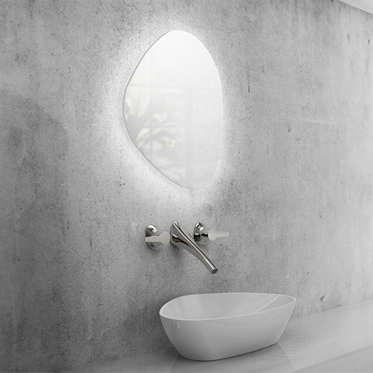 Two-Handle Wall-Mounted Basin Faucet thumbnail 4