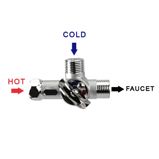 Mixing Angle Valve M15x1.0*G1/2 thumbnail 3