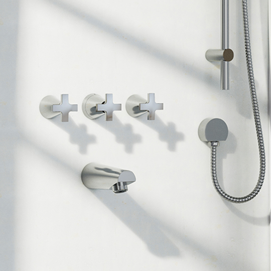 Three-Handle Valve (Showerhead/Hand Shower/Bathtub) thumbnail 3